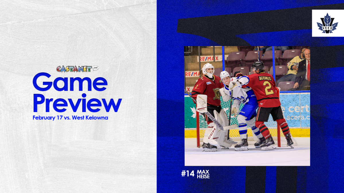 Game Preview: GM #41 Vees vs. Warriors