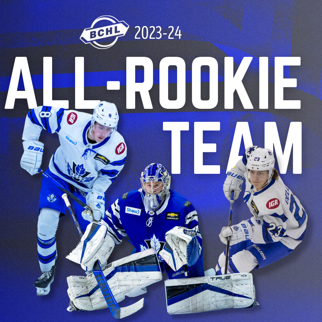 Three Vees named to BCHL All-Rookie Team; Dell’Elce Second Team All-Star