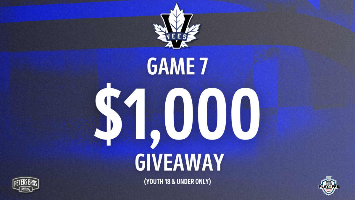 Vees announce special Game Seven Giveaway
