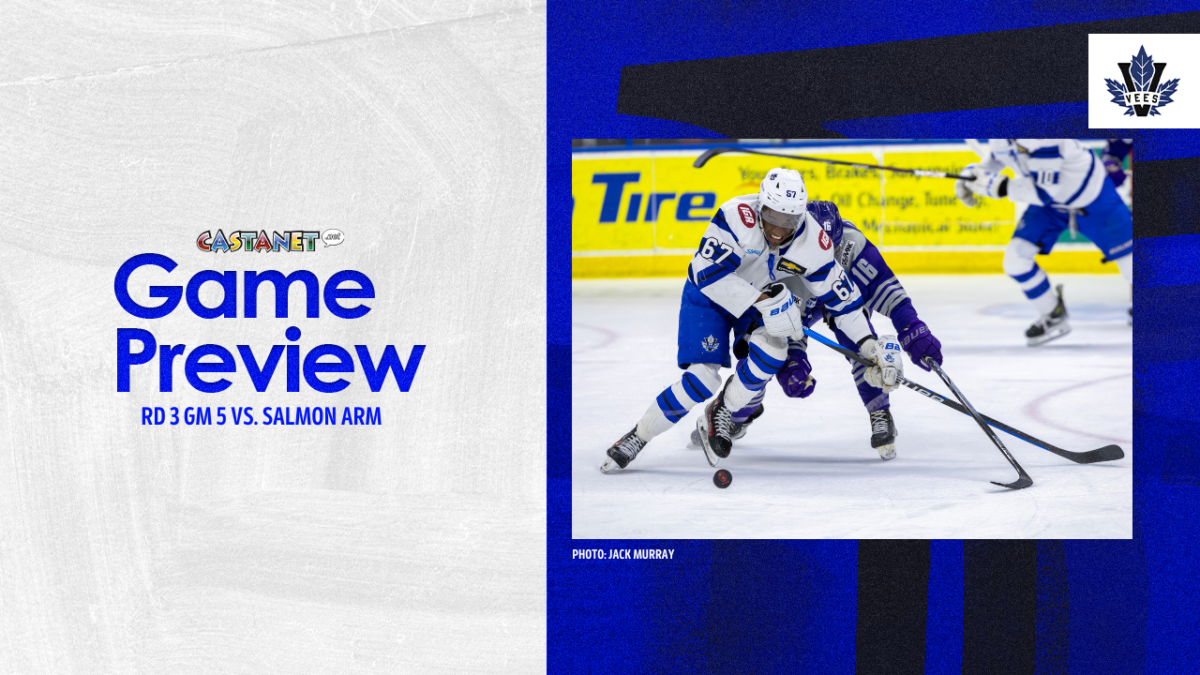 Game Preview: Vees vs. Salmon Arm Silverbacks (Game Five)